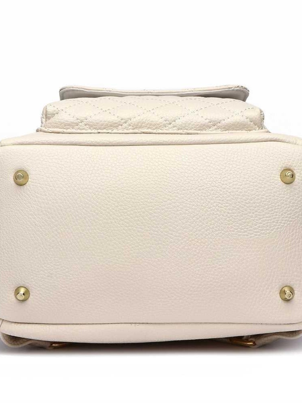 Luli Bebe Petit Monaco Diaper Bag- Pearl White - Picture 7 of 7